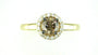 EFFY 14K YELLOW GOLD DIAMOND,ESPRESSO DIAMOND, RING
