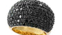 EFFY 14K YELLOW GOLD BLACK DIAMOND RING