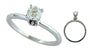 EFFY 14K WHITE GOLD DIAMOND RING