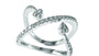 EFFY 14K WHITE GOLD DIAMOND RING