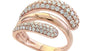 EFFY 14K ROSE GOLD DIAMOND RING