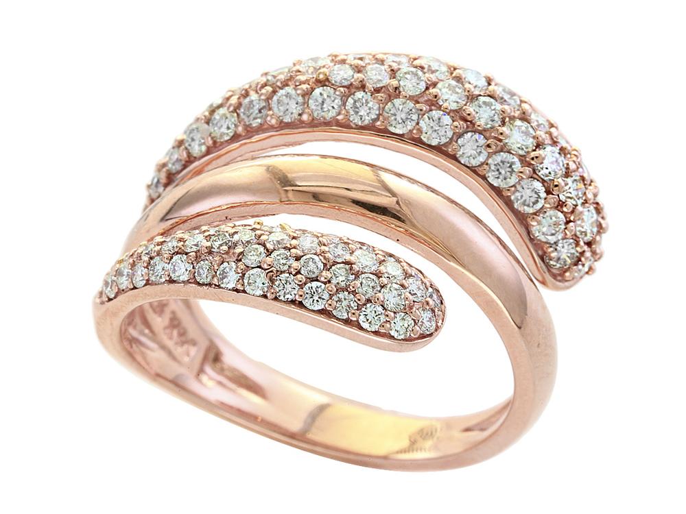 EFFY 14K ROSE GOLD DIAMOND RING