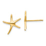 14k Starfish Post Earrings