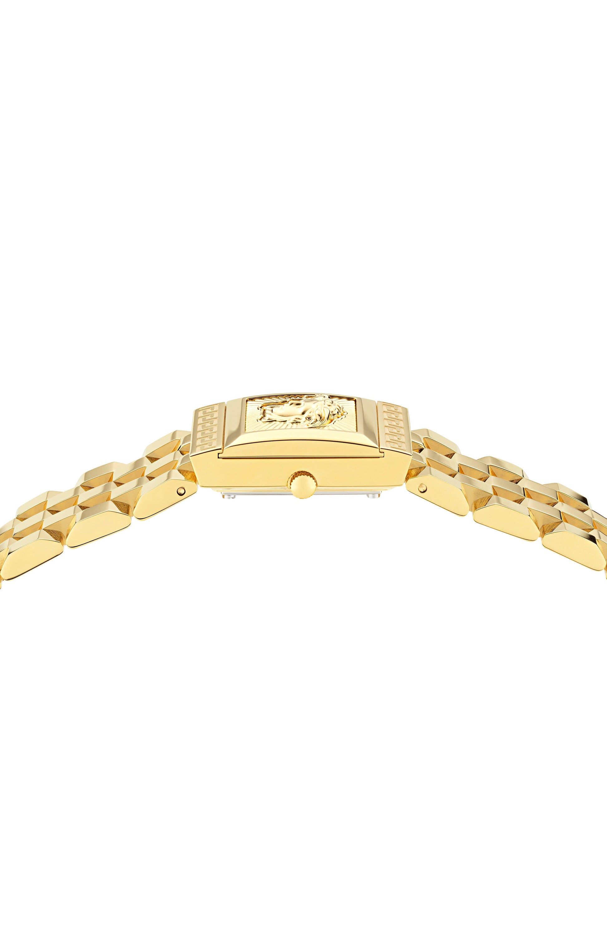 18X25MM IP Yellow Gold Case Black Sunray Dial Gold Bracelet