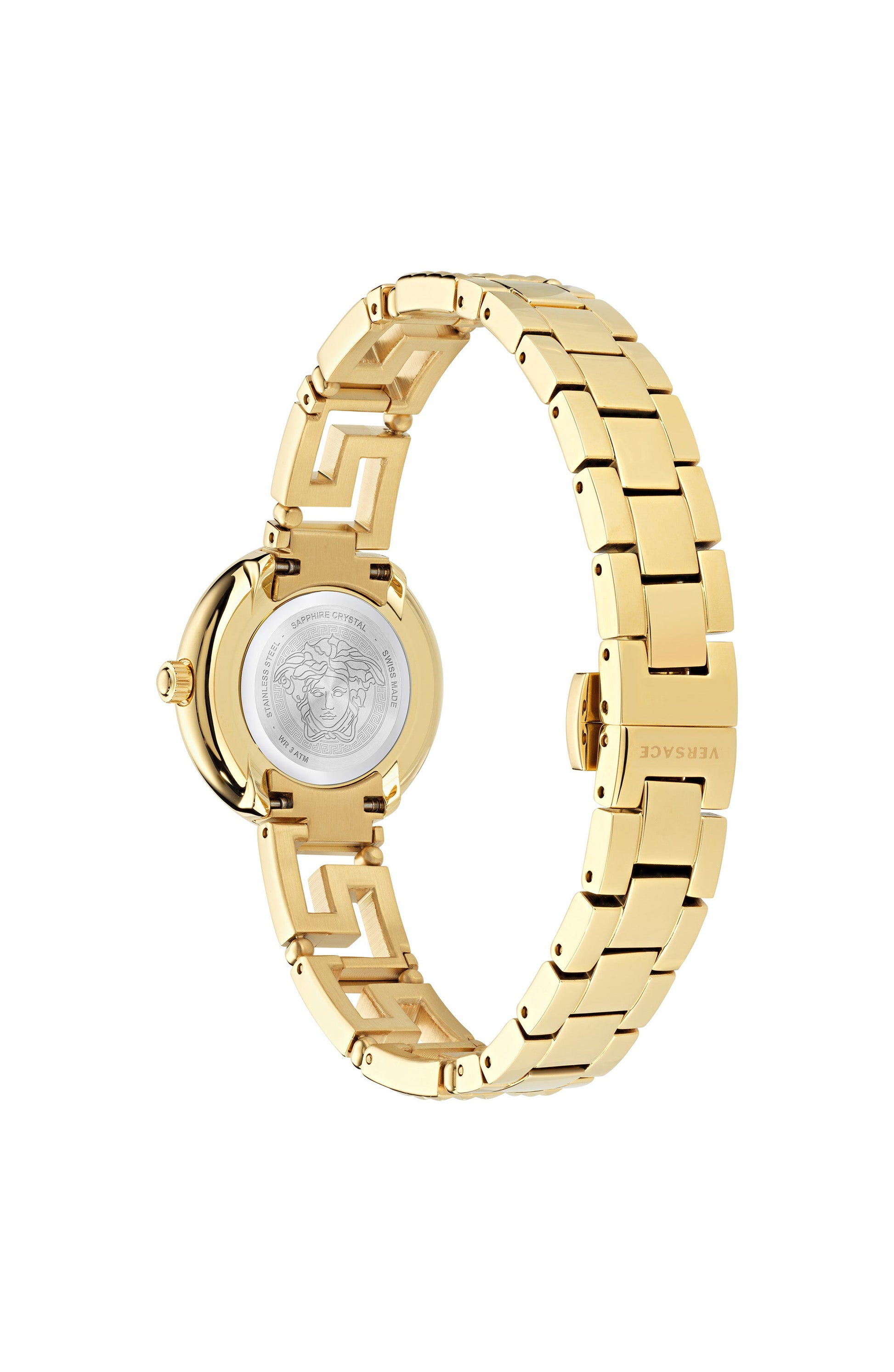 28MM IP Yellow Gold Case Gold Guilloché Dial Gold Bracelet