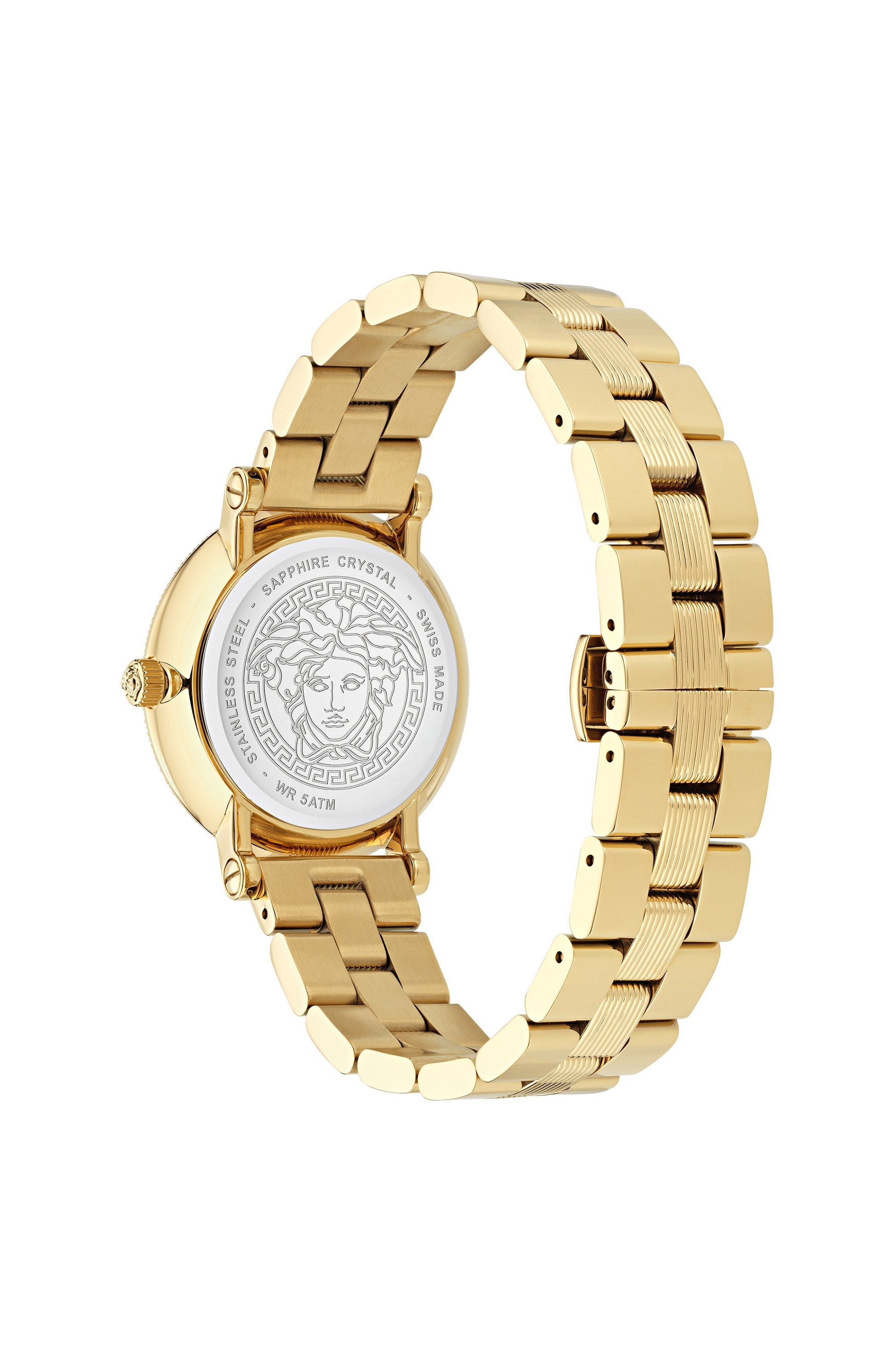 35MM IP Yellow Gold Case Black Guilloché Dial Gold Bracelet