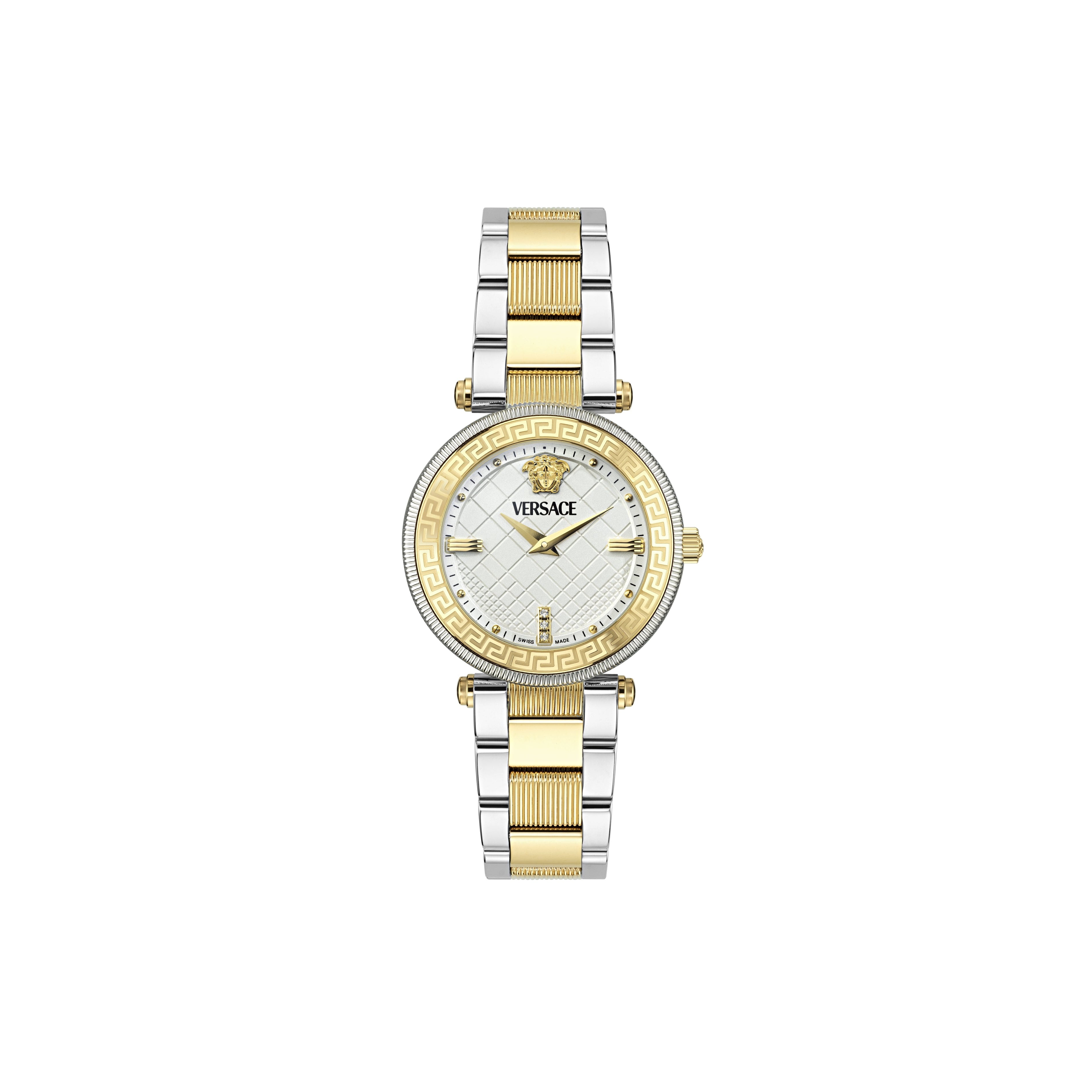 35MM TT IPYG/SS Case White Guilloché Dial Gold/Silver Bracelet