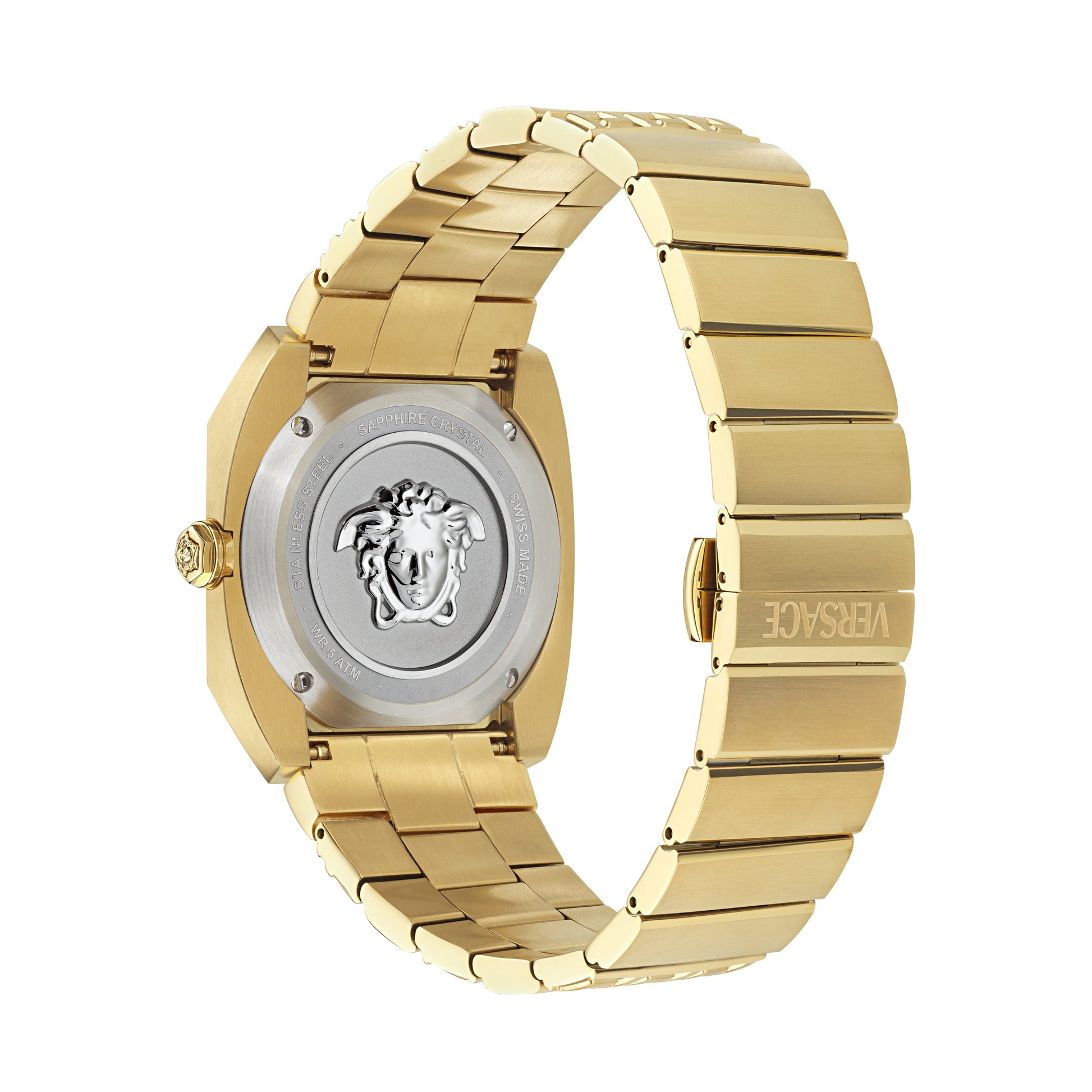 44x41.5MM IP Yellow Gold Case Black Sunray Dial Gold Bracelet
