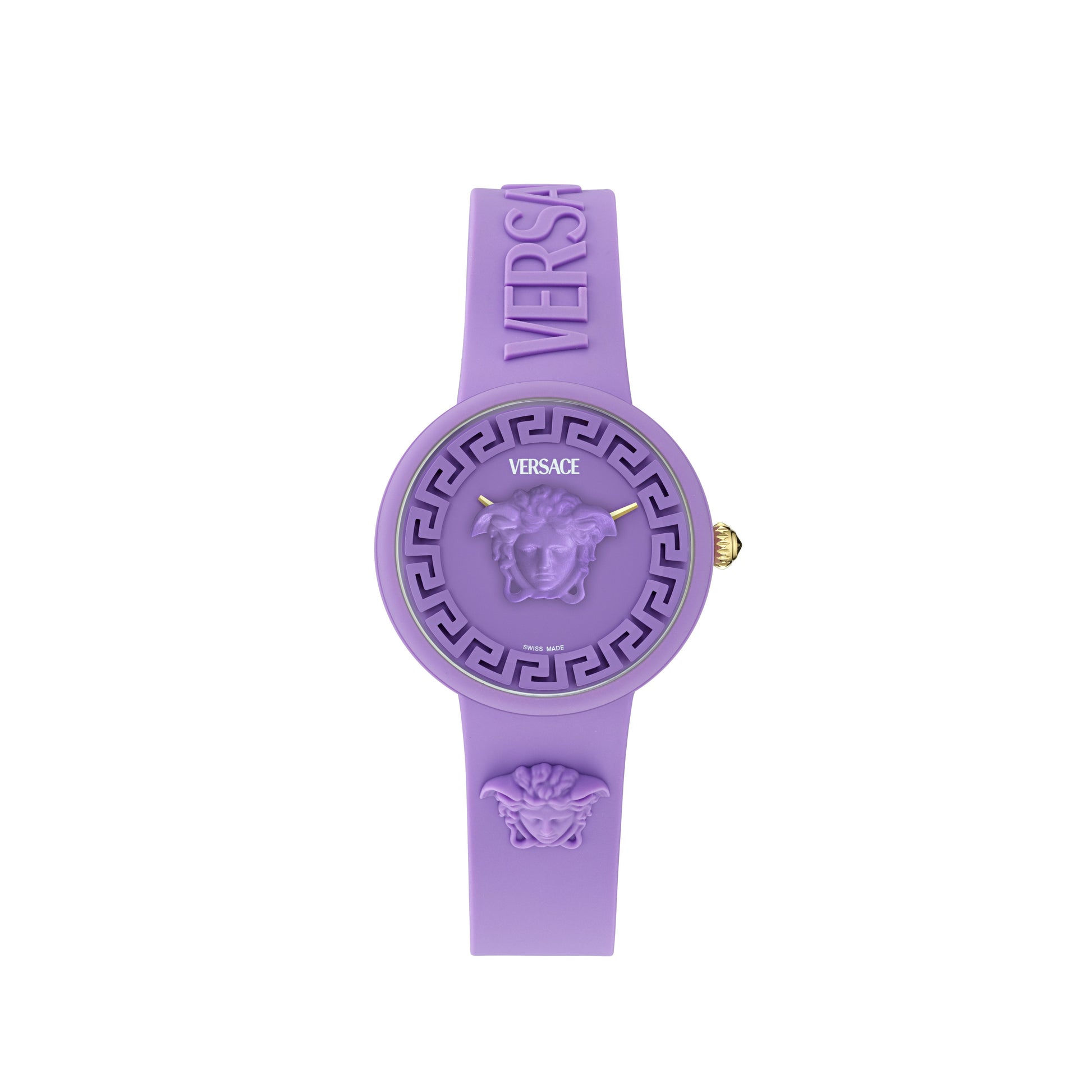 38MM Purple Case Purple Matte Dial Purple Silicone Strap