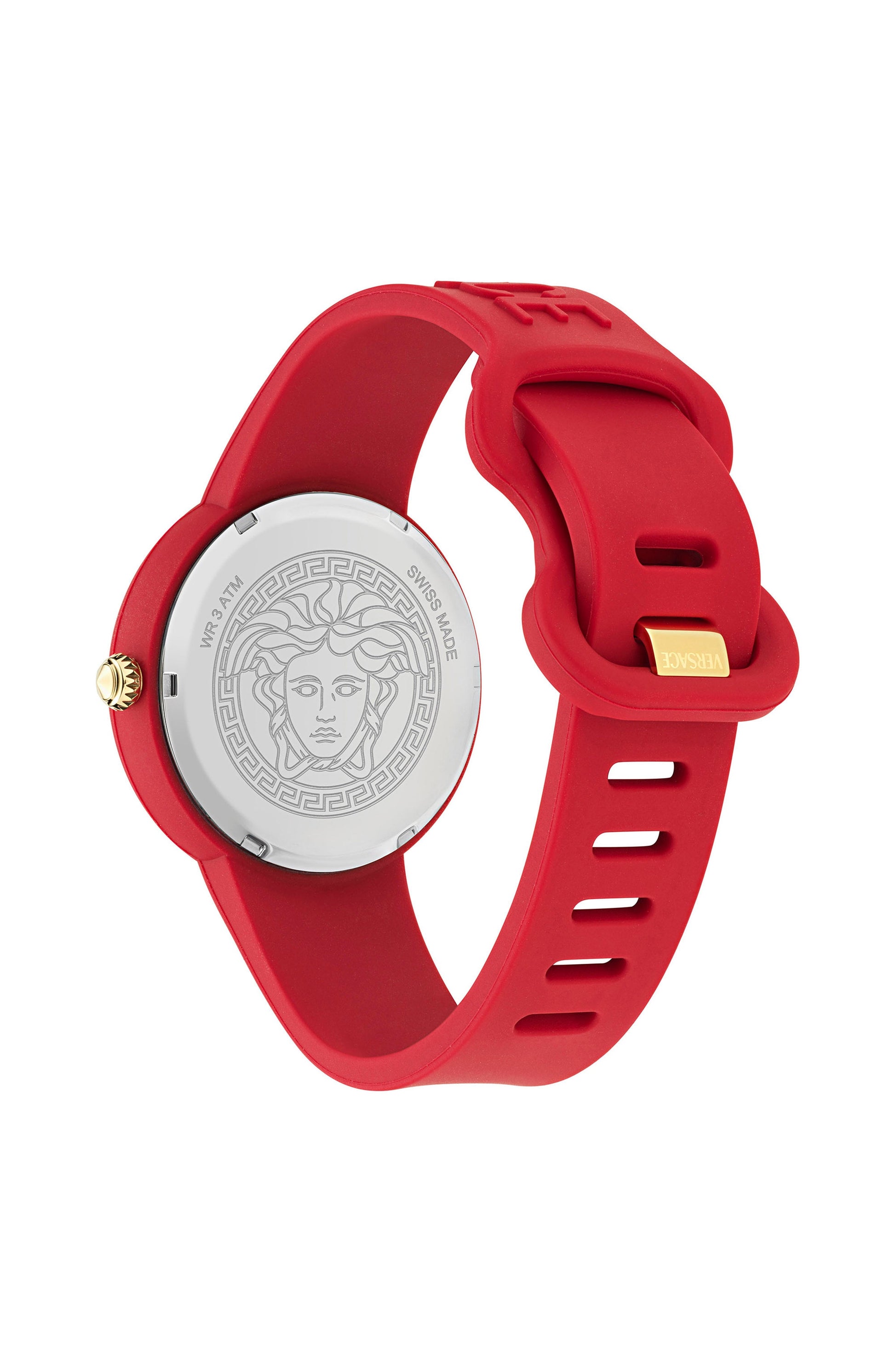 39MM Red Case Red Matte Dial Red Silicone Strap