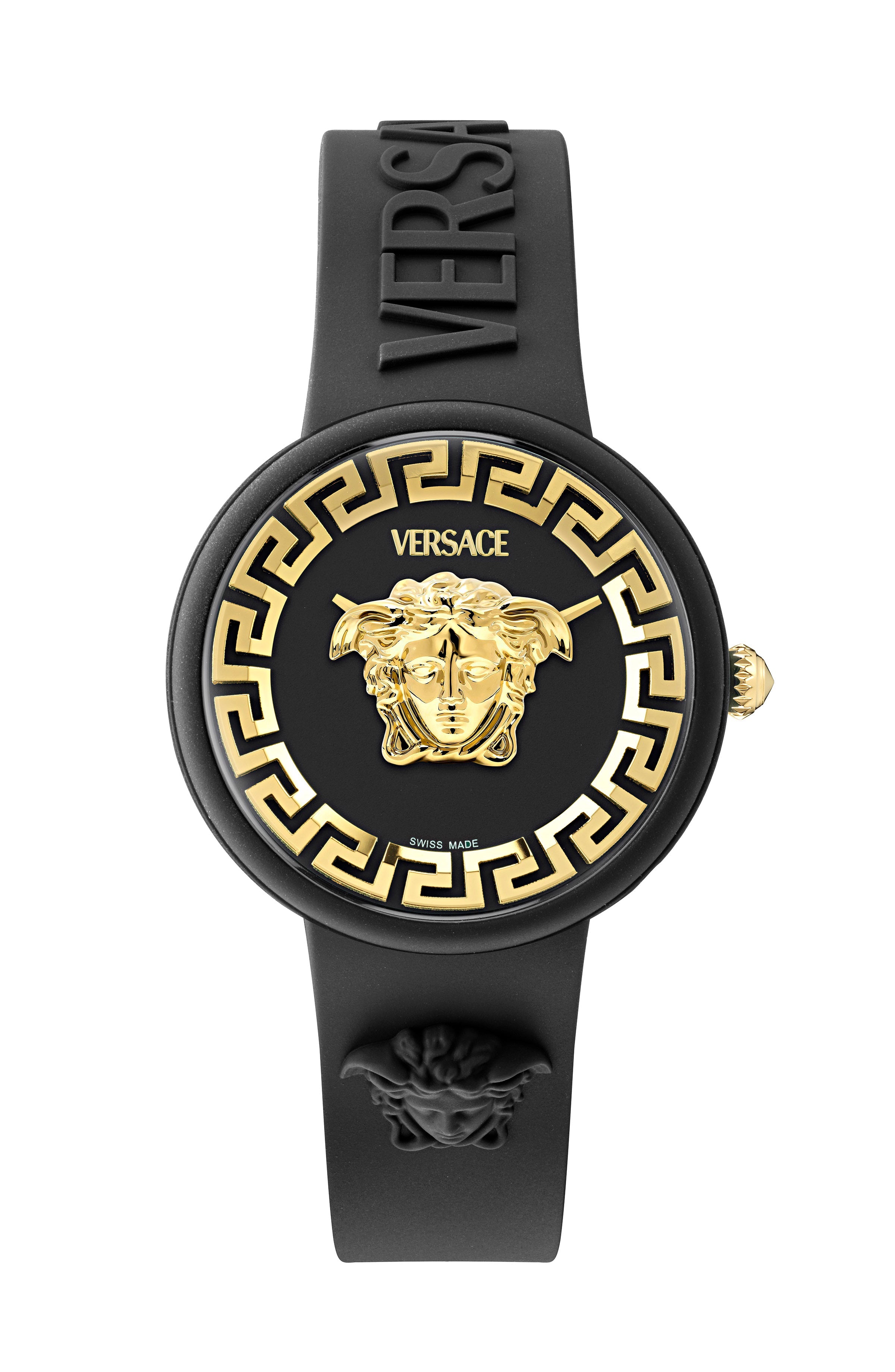 39MM Black Case Black Matte Dial Black Silicone Strap