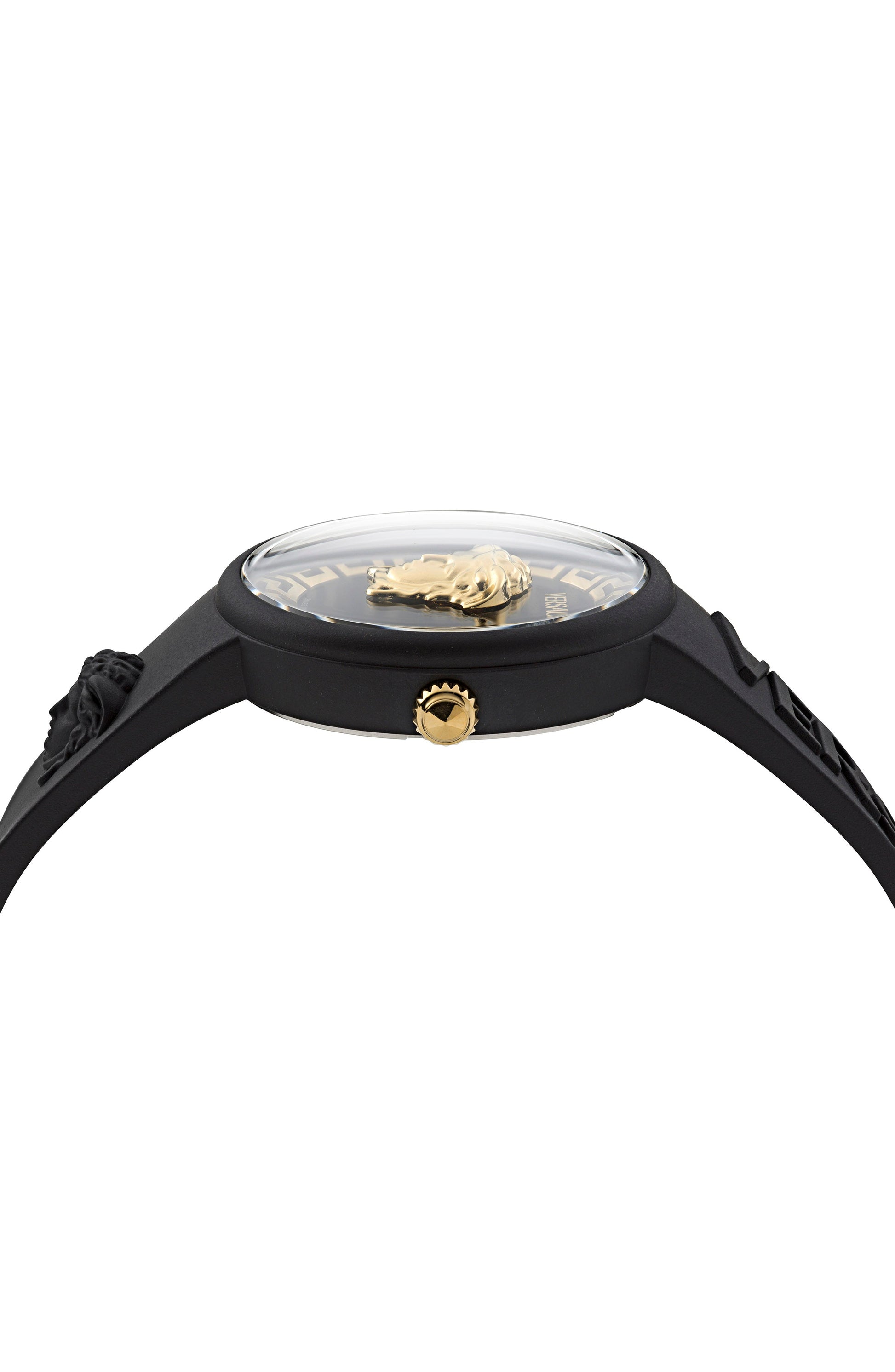 39MM Black Case Black Matte Dial Black Silicone Strap