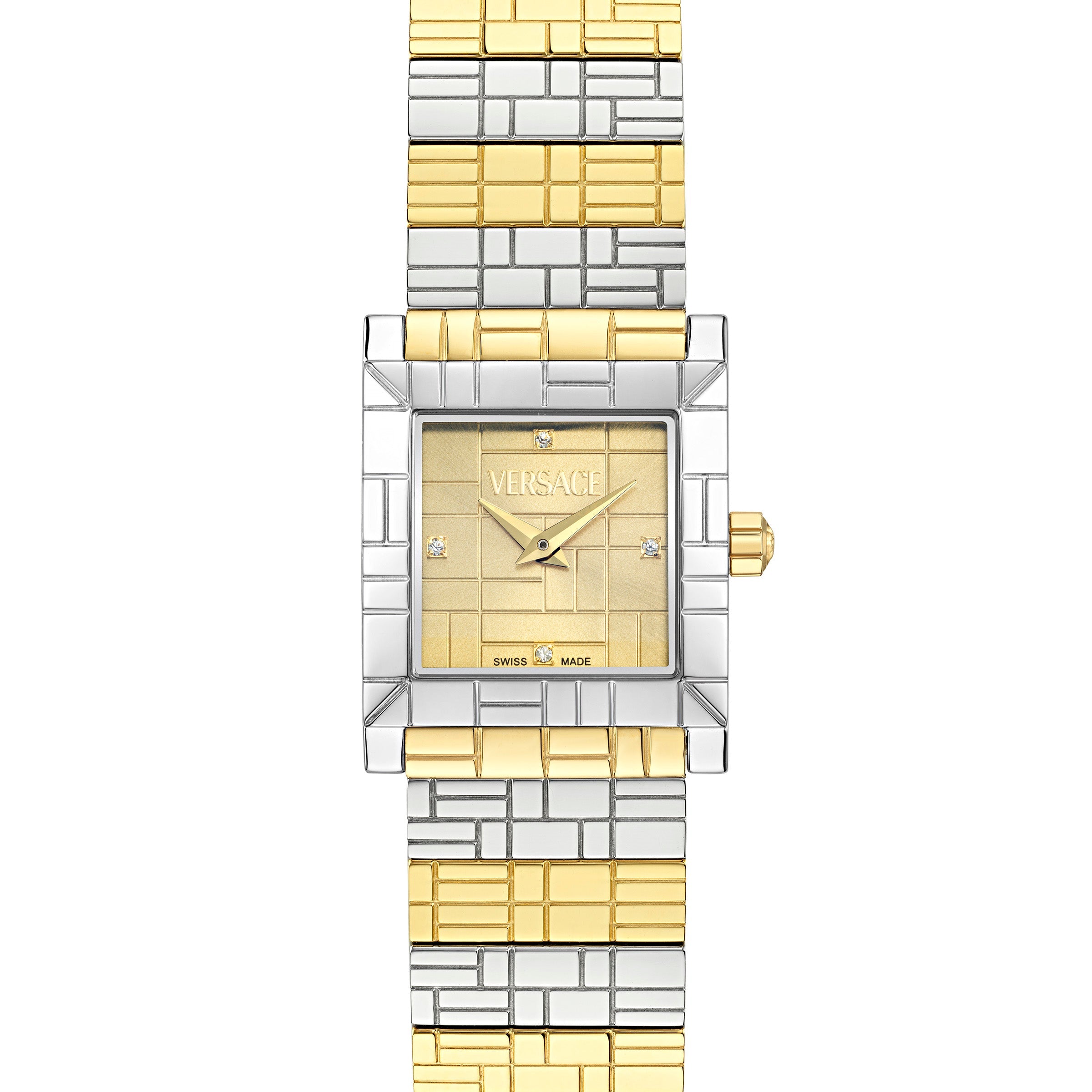 22MM TT IPYG/SS Case Gold Guilloché Dial Gold/Silver Bracelet