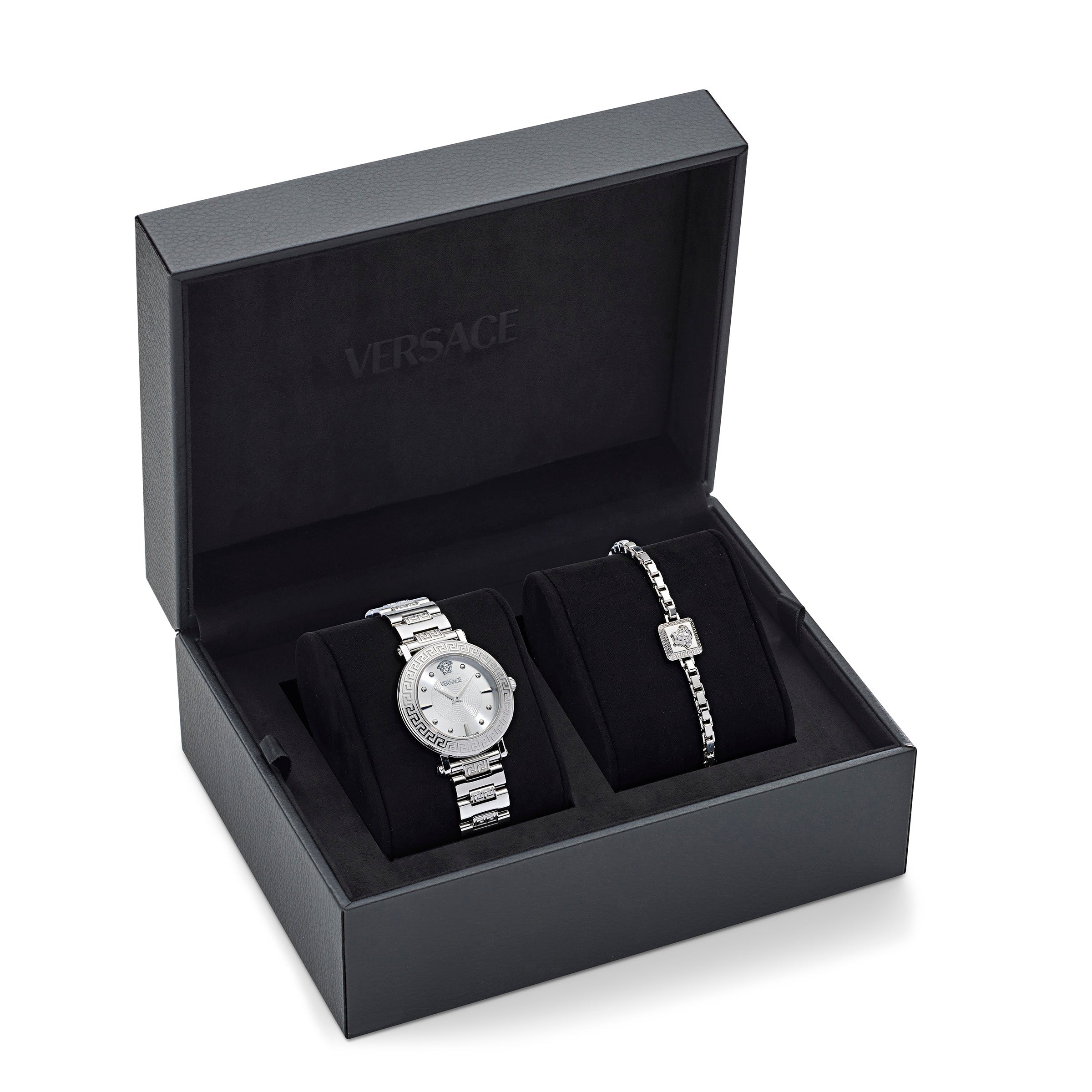 35MM Stainless Steel Case Silver Guilloché Dial Silver Bracelet