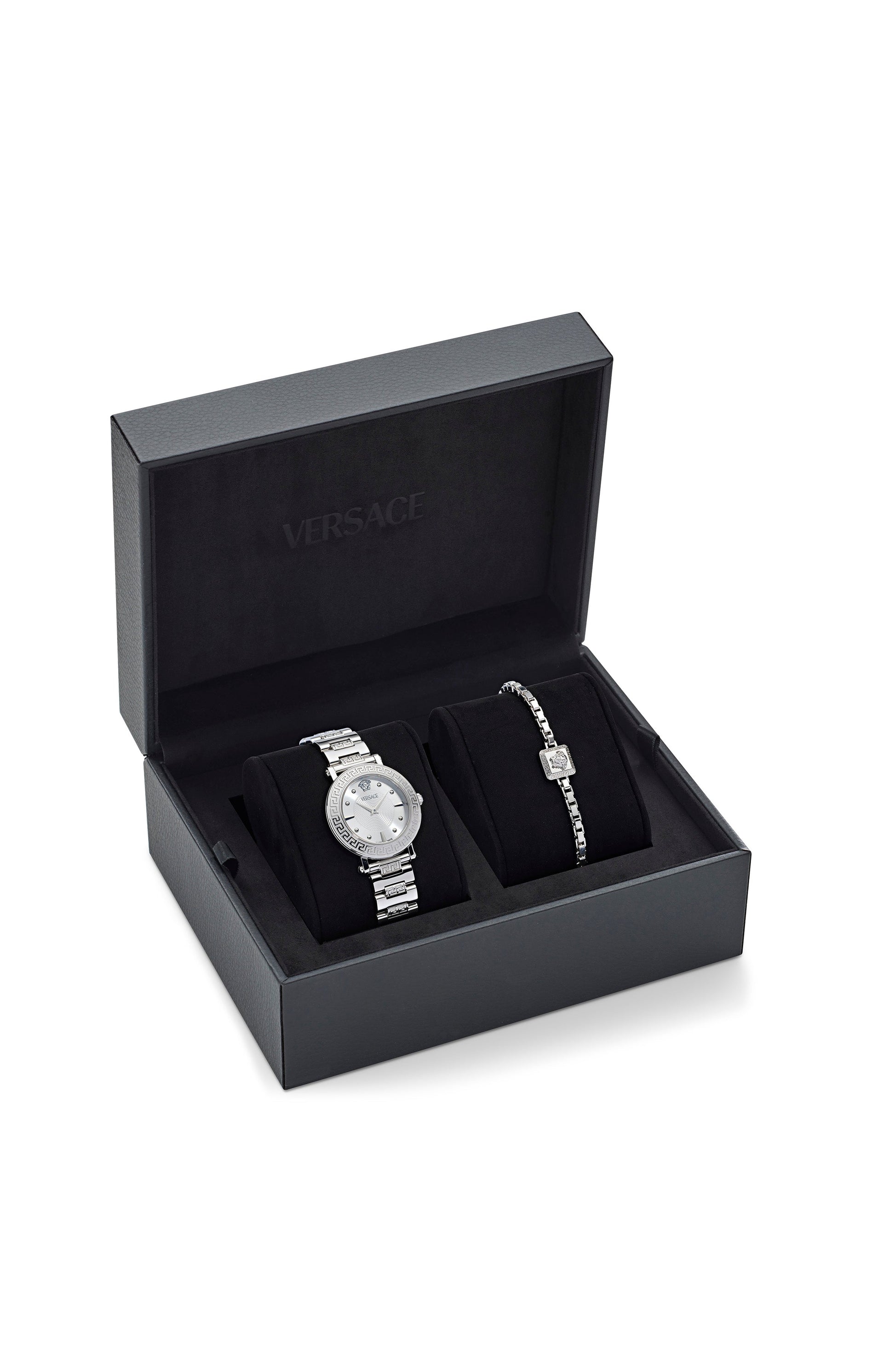 35MM Stainless Steel Case Silver Guilloché Dial Silver Bracelet