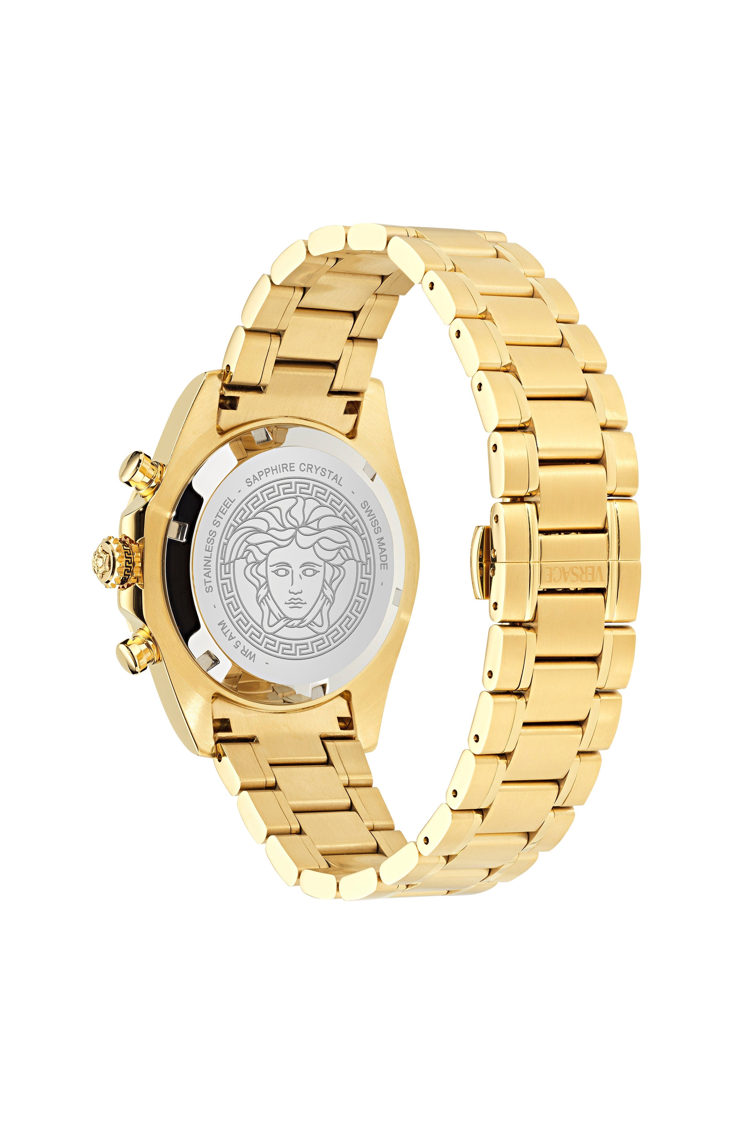 44MM IP Yellow Gold Case Black Sunray Dial Gold Bracelet