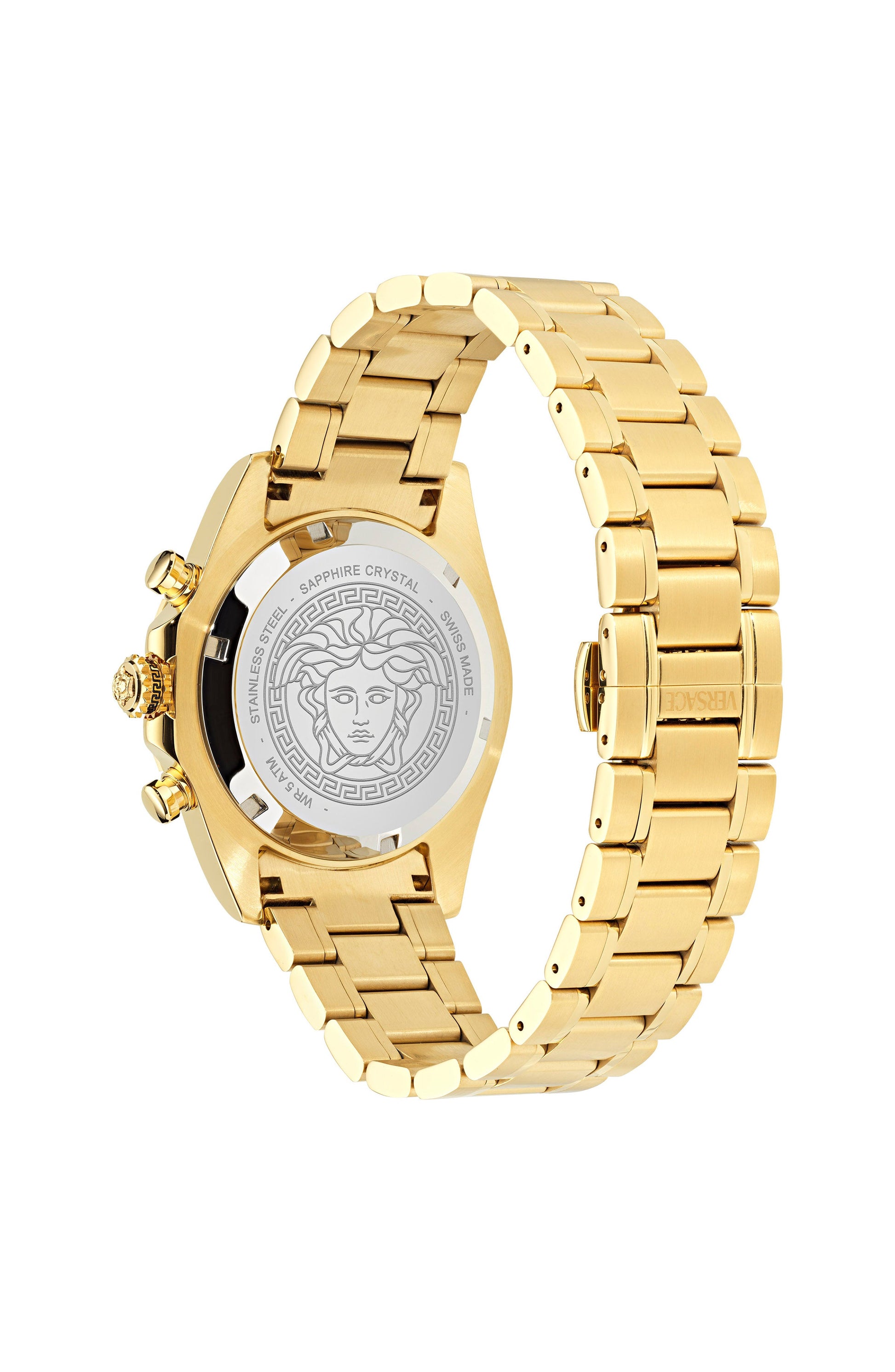 44MM IP Yellow Gold Case Black Sunray Dial Gold Bracelet