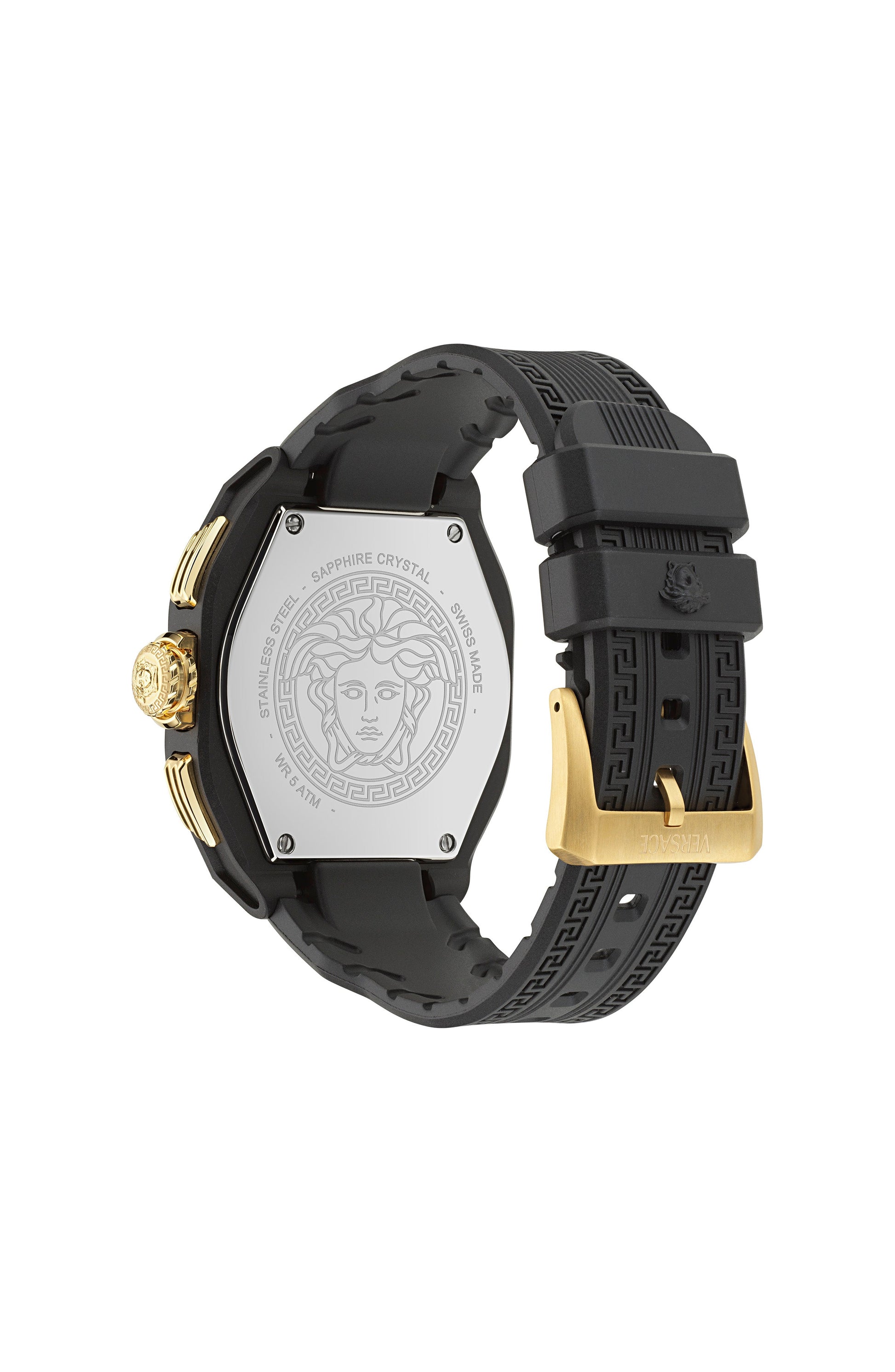 44MM Black Ecoceramic Case Black Guilloché Dial Black Bio TPU Strap