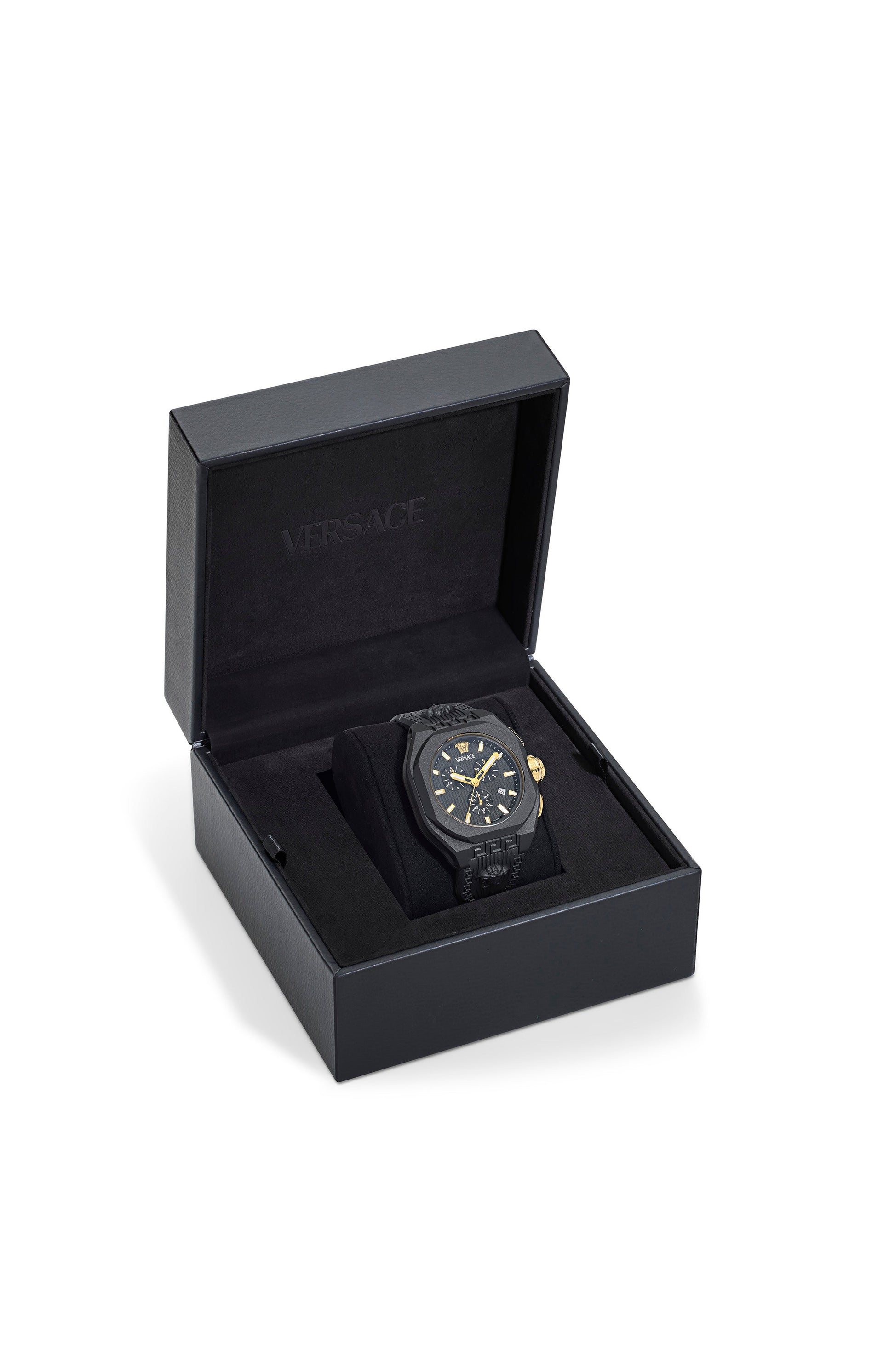 44MM Black Ecoceramic Case Black Guilloché Dial Black Bio TPU Strap