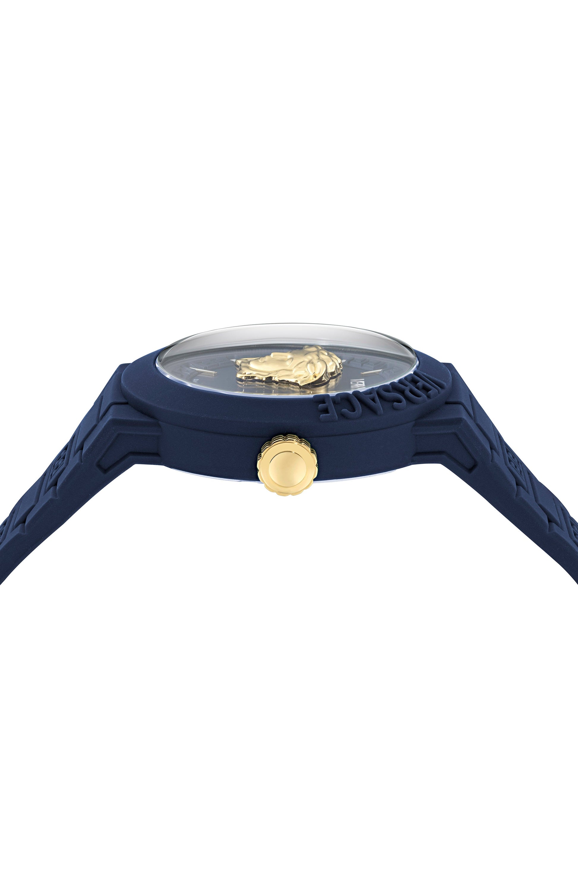 43MM Blue Case Blue Matte Dial Blue Silicone Strap