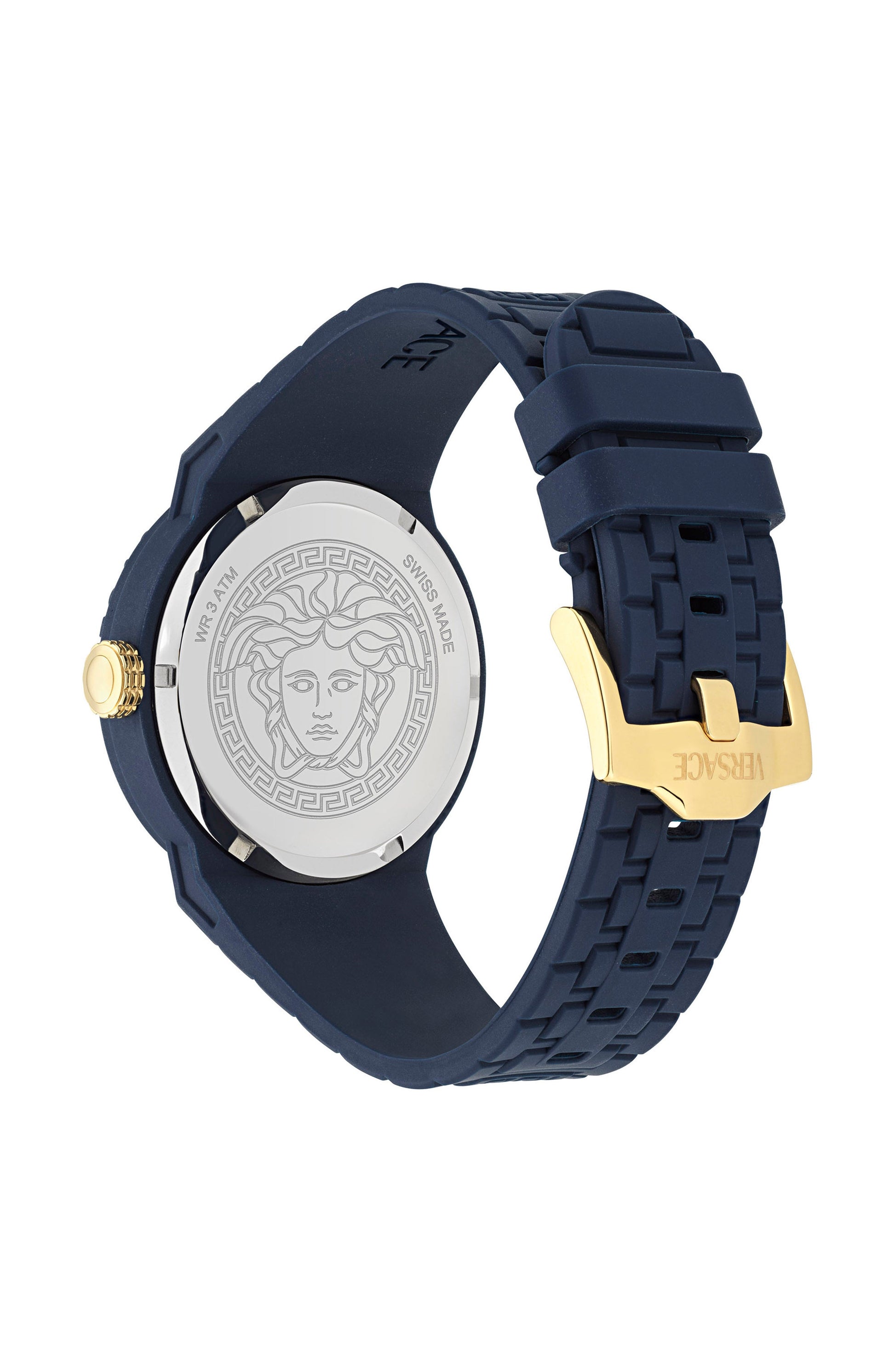 43MM Blue Case Blue Matte Dial Blue Silicone Strap
