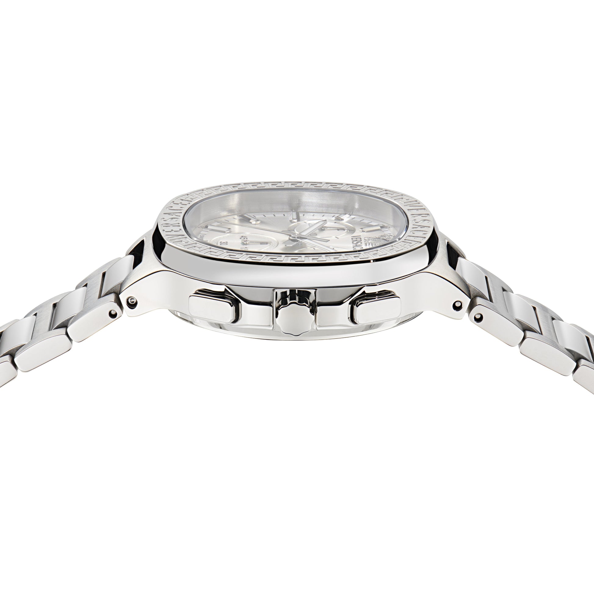 40MM Stainless Steel Case Silver Sunray Dial Silver Bracelet