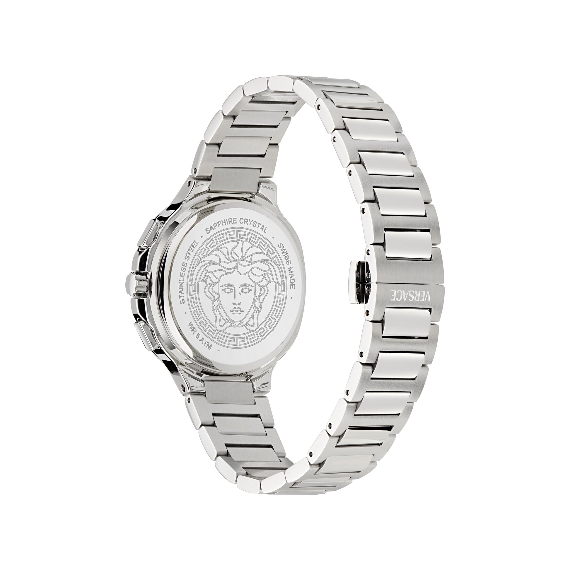 40MM Stainless Steel Case Silver Sunray Dial Silver Bracelet