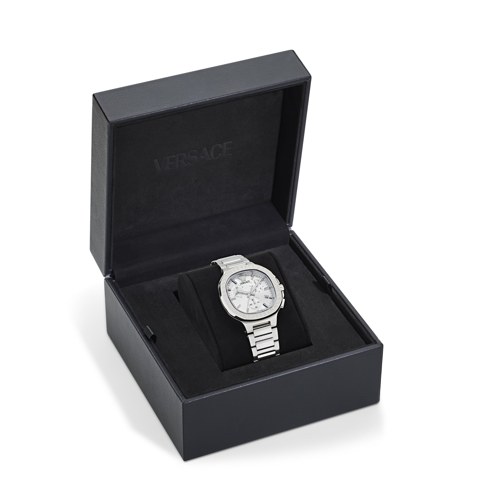 40MM Stainless Steel Case Silver Sunray Dial Silver Bracelet