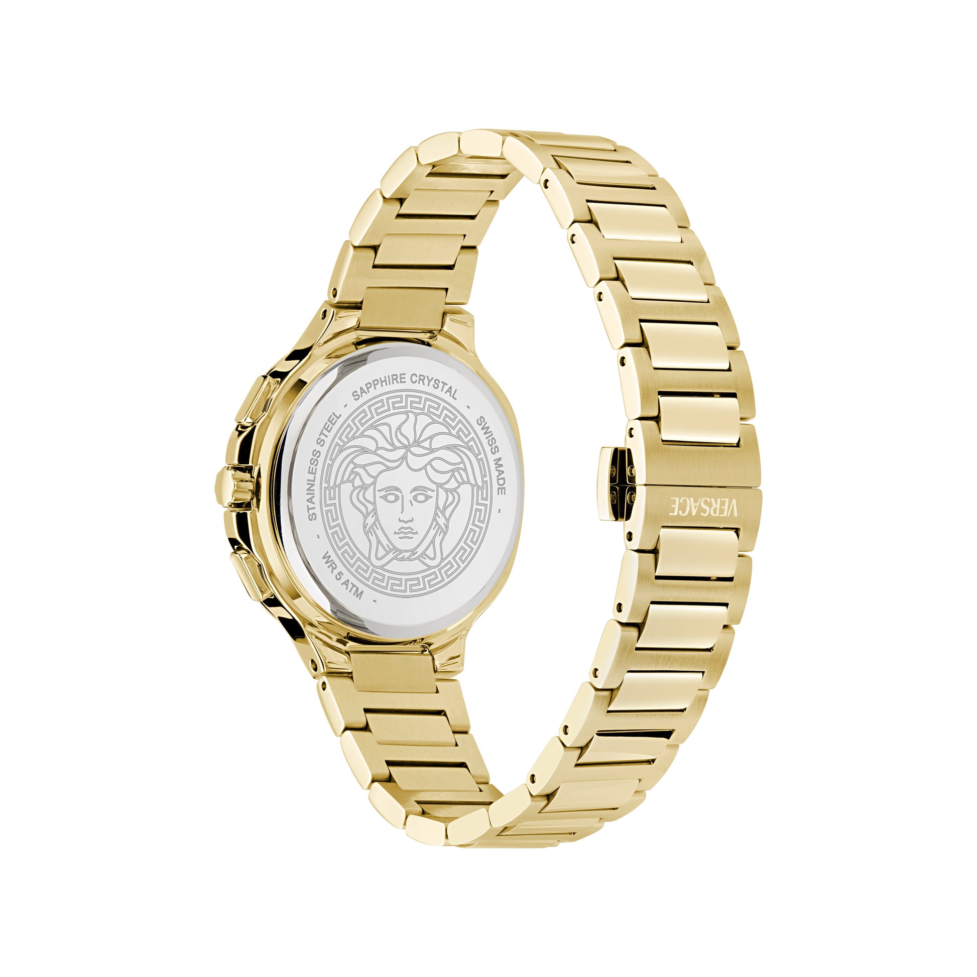 40MM IP Yellow Gold Case Black Sunray Dial Gold Bracelet