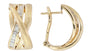 EFFY 14K YELLOW GOLD DIAMOND EARRINGS