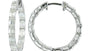 EFFY 14K WHITE GOLD DIAMOND EARRINGS