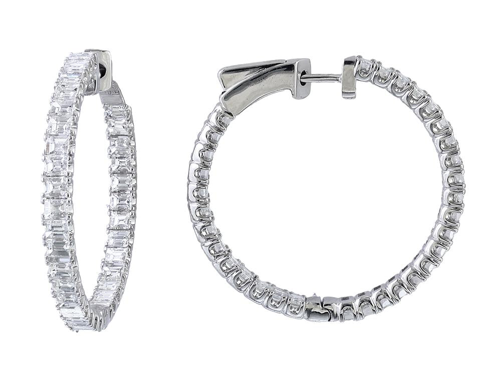 EFFY 14K WHITE GOLD  EARRINGS