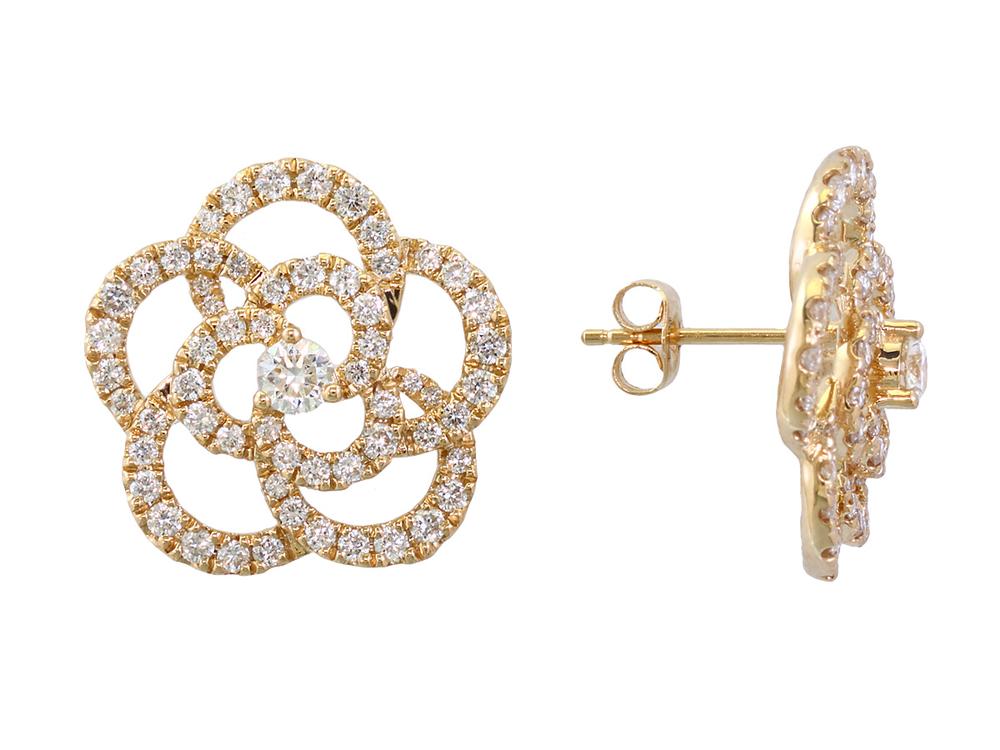 EFFY 18K YELLOW GOLD  EARRINGS