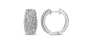 EFFY 925 SILVER DIAMOND EARRINGS