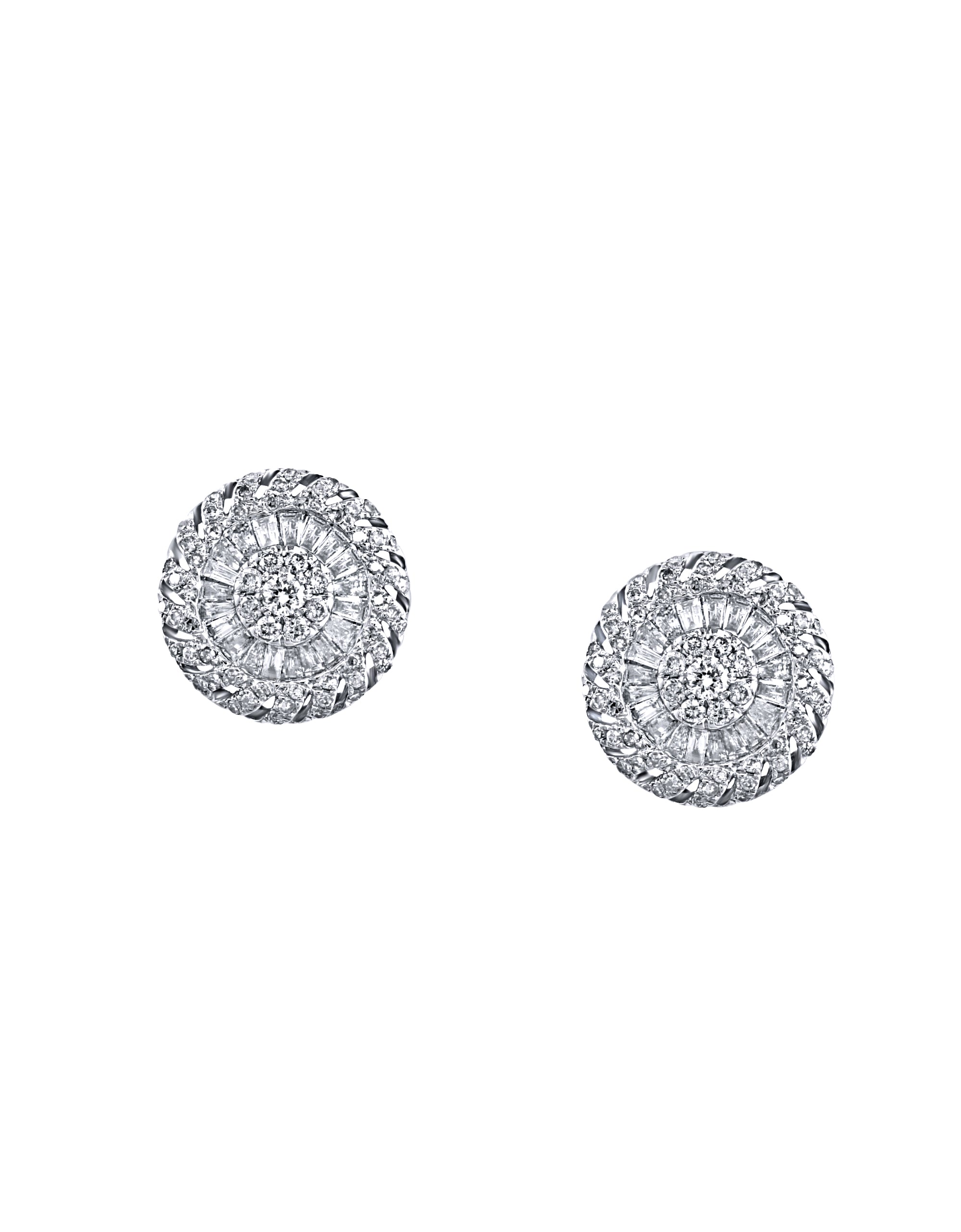 Effy 14K White Gold Diamond Earrings
