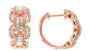 EFFY 14K ROSE GOLD DIAMOND EARRINGS