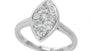 EFFY 14K WHITE GOLD DIAMOND RING