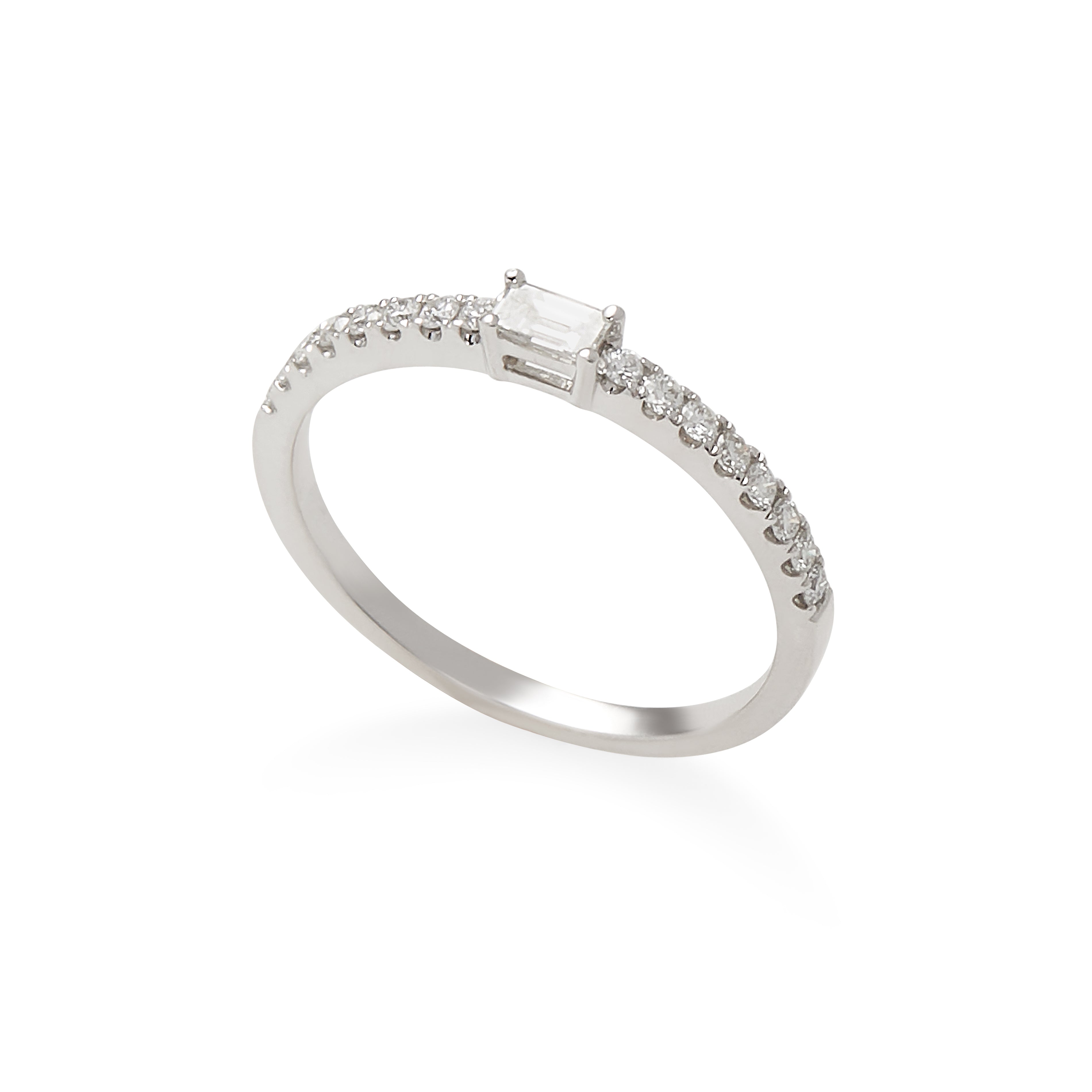 Effy 14K White Gold Diamond Ring