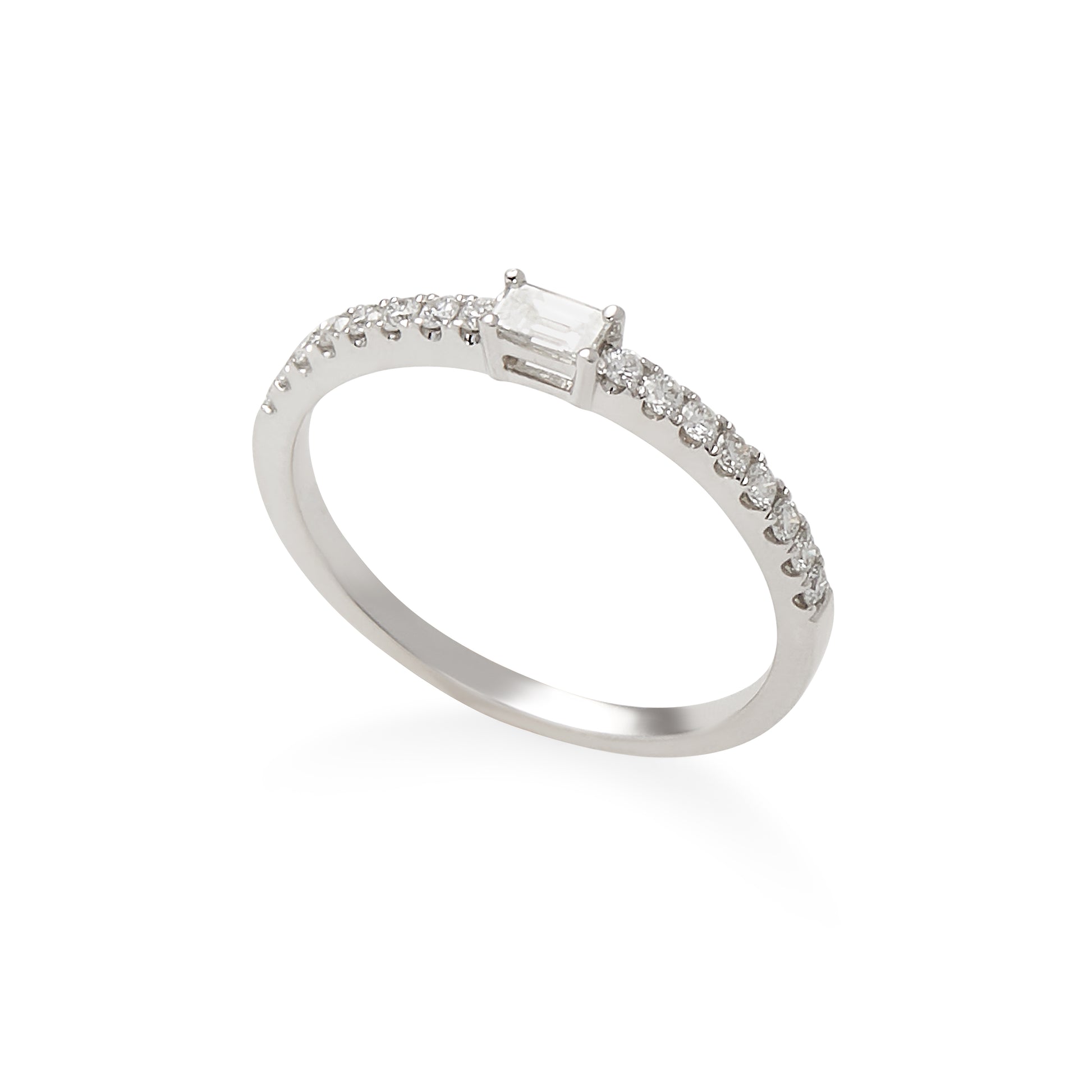 Effy 14K White Gold Diamond Ring