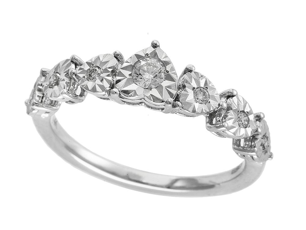 EFFY 14K WHITE GOLD DIAMOND RING