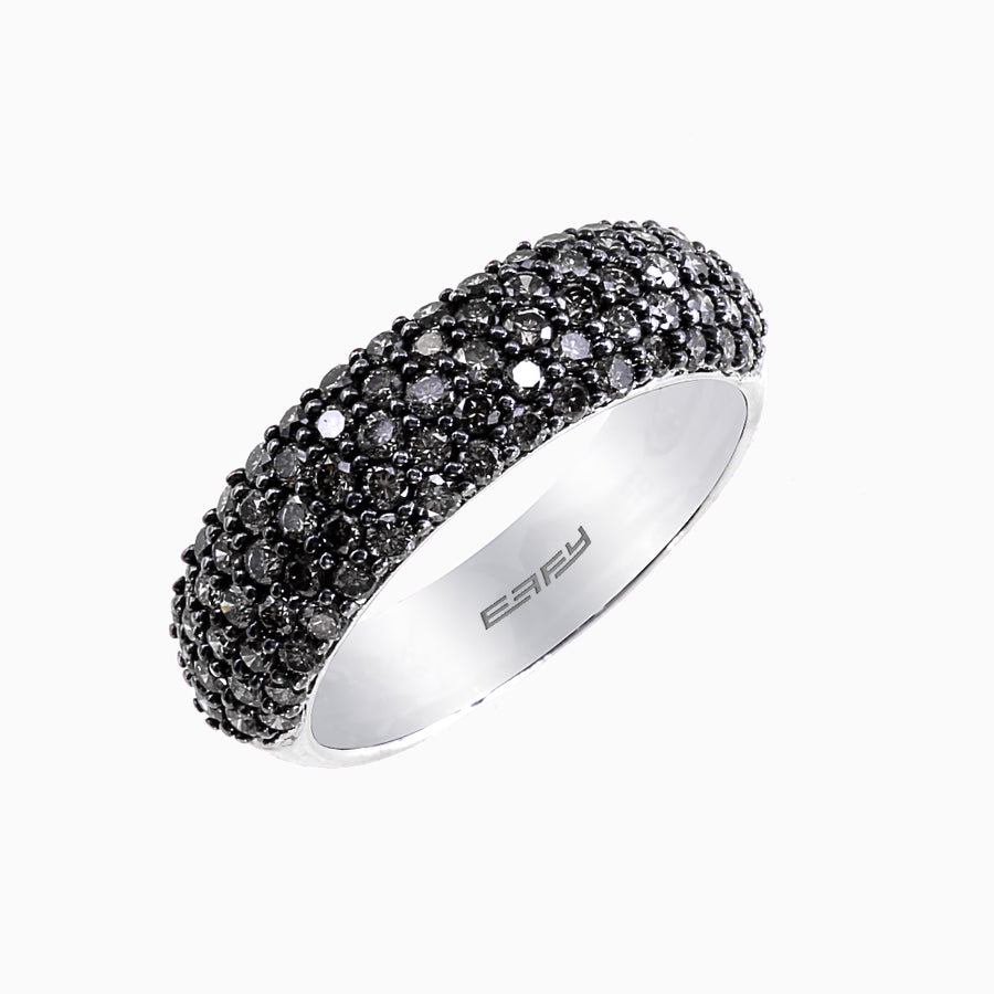 Effy 14K White Gold Black Diamond, Ring