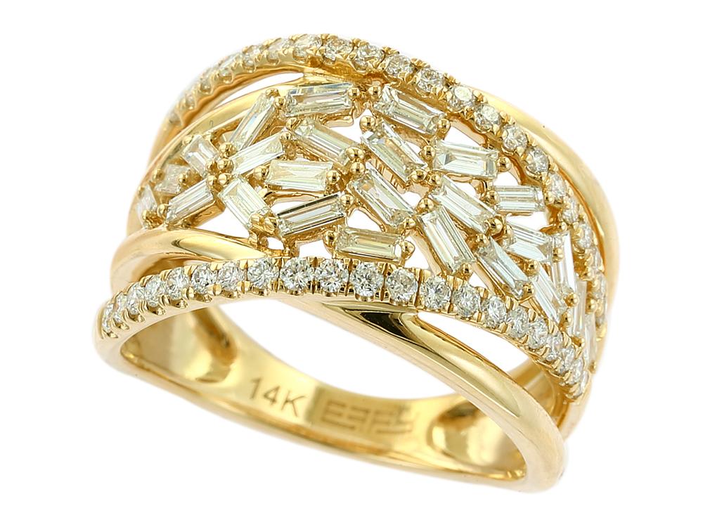 EFFY 14K YELLOW GOLD DIAMOND RING