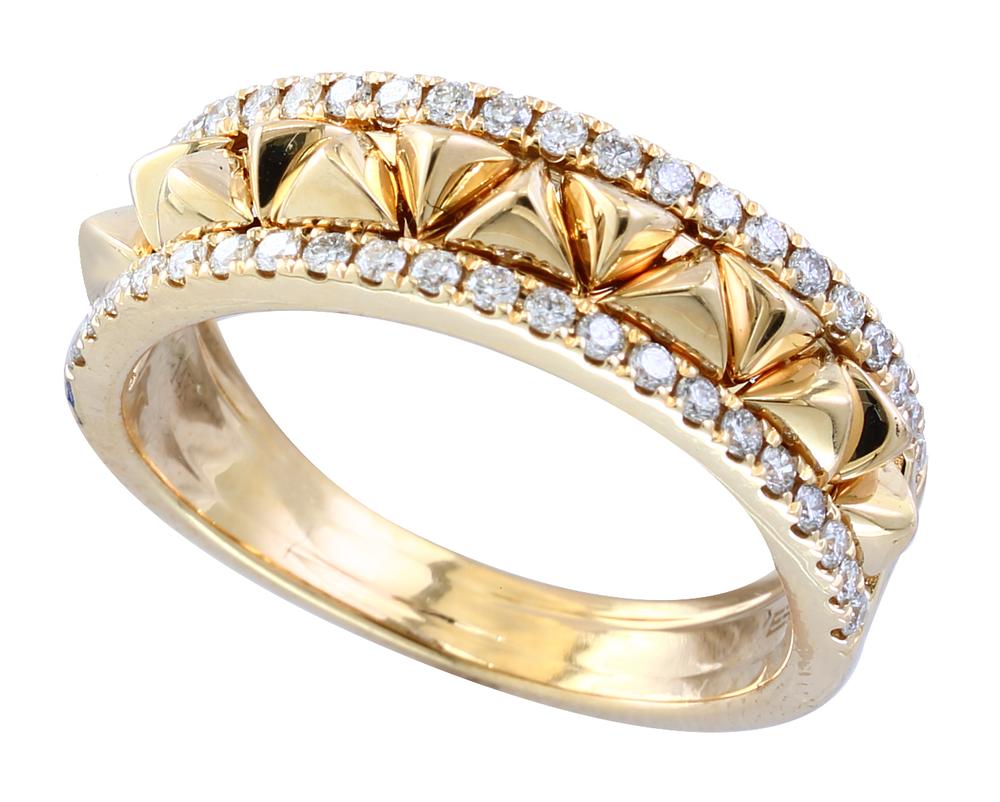 EFFY 14K YELLOW GOLD DIAMOND RING