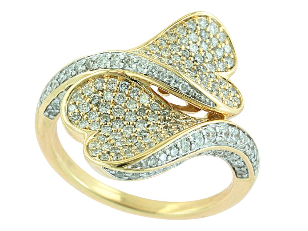 EFFY 14K YELLOW GOLD DIAMOND RING
