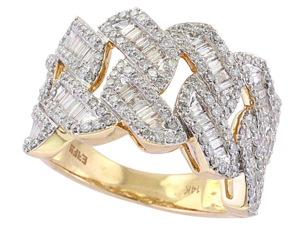 EFFY 14K YELLOW GOLD DIAMOND RING
