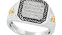EFFY 14K WHITE and YELLOW GOLD DIAMOND RING