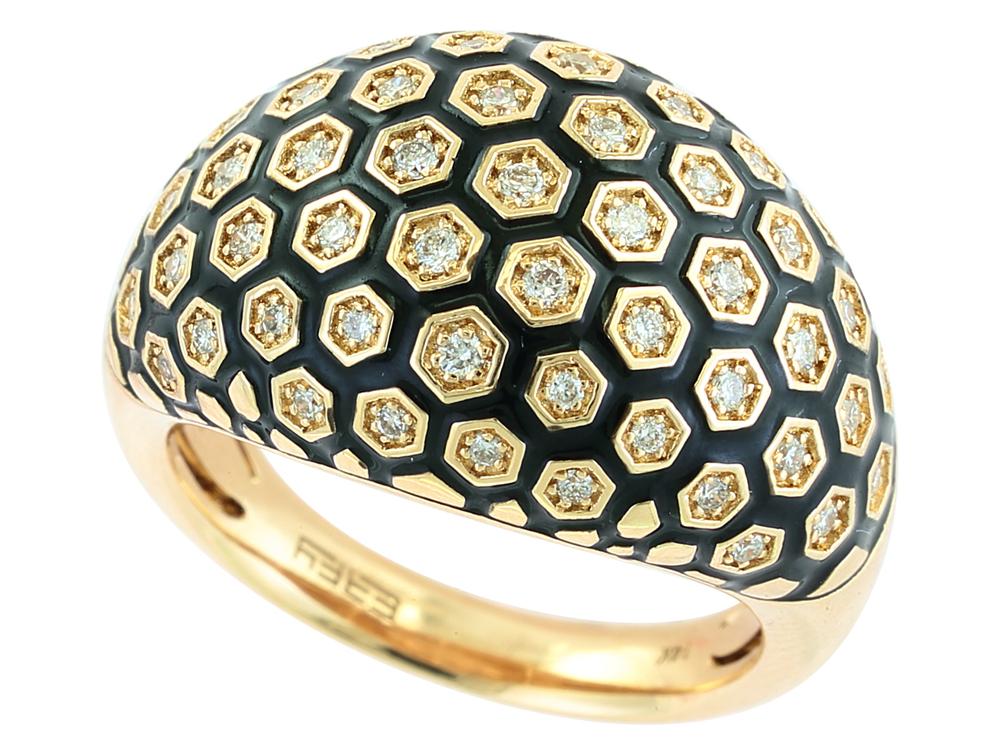 EFFY 14K YELLOW GOLD DIAMOND RING