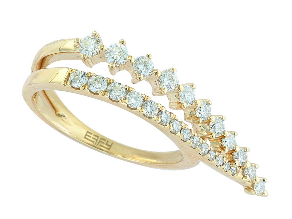 EFFY 14K YELLOW GOLD DIAMOND RING