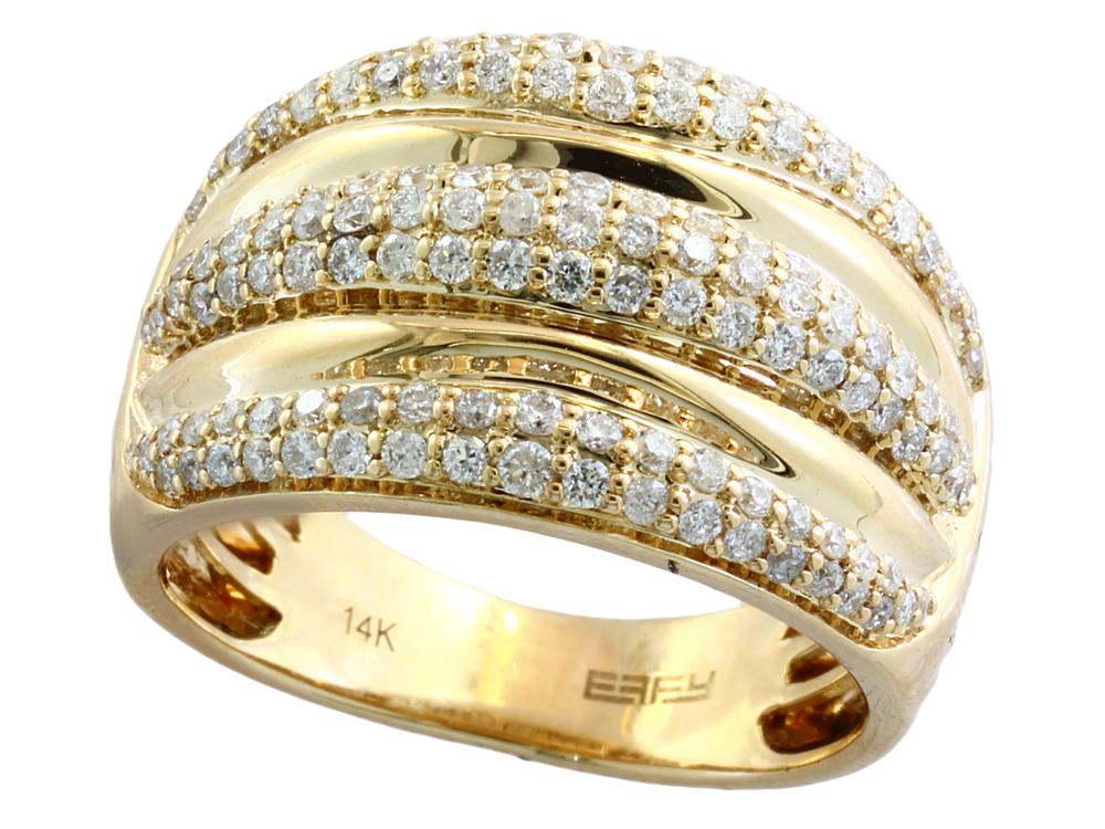 EFFY 14K YELLOW GOLD DIAMOND RING