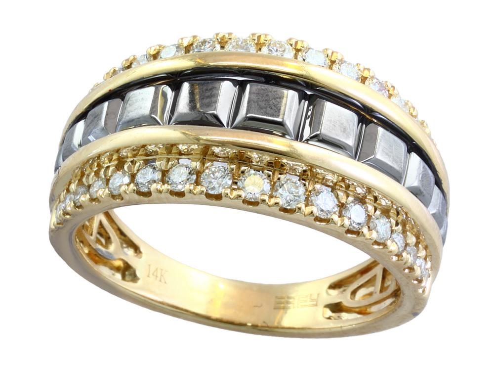 EFFY 14K YELLOW GOLD DIAMOND RING